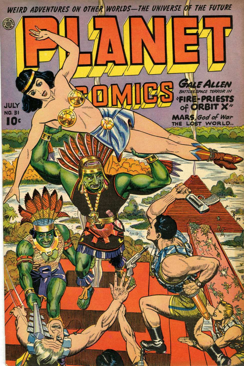 Comic Book Cover For Planet Comics 31 - Version 2