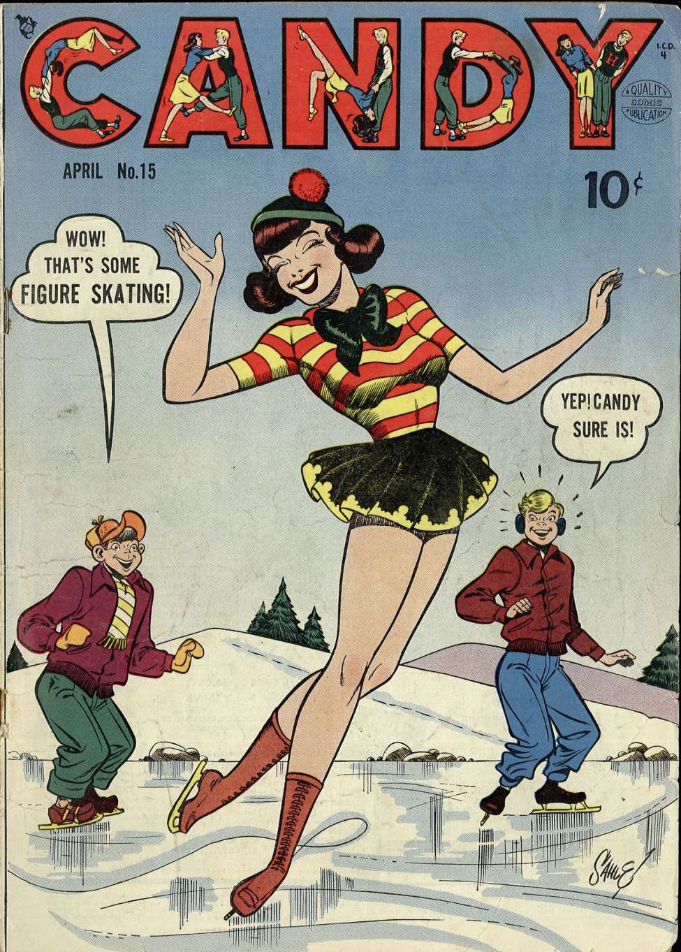 Comic Book Cover For Candy 15
