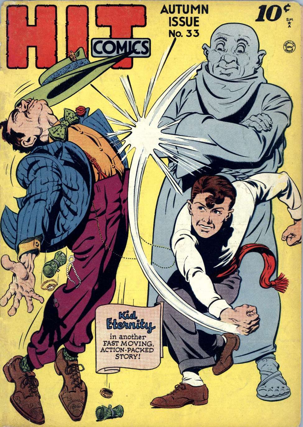 Comic Book Cover For Hit Comics 33