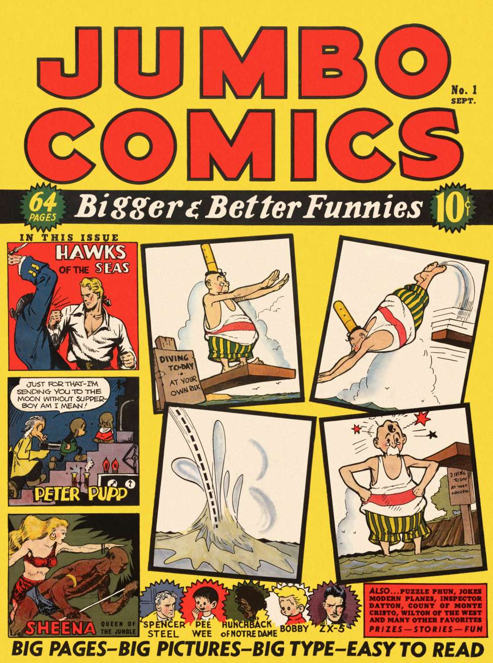 Book Cover For Jumbo Comics 1
