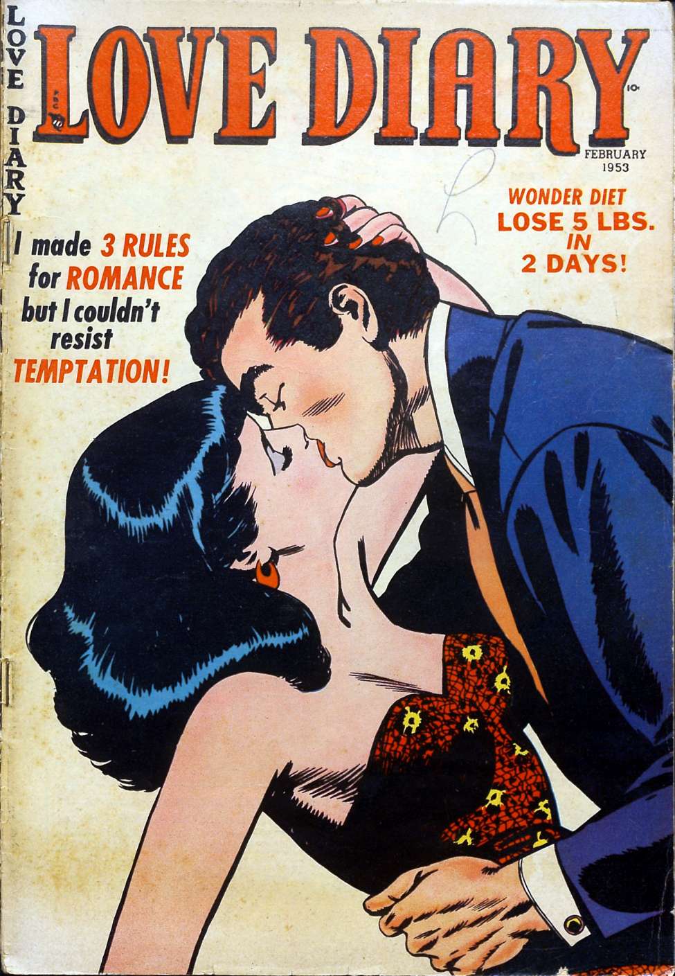 Comic Book Cover For Love Diary 33