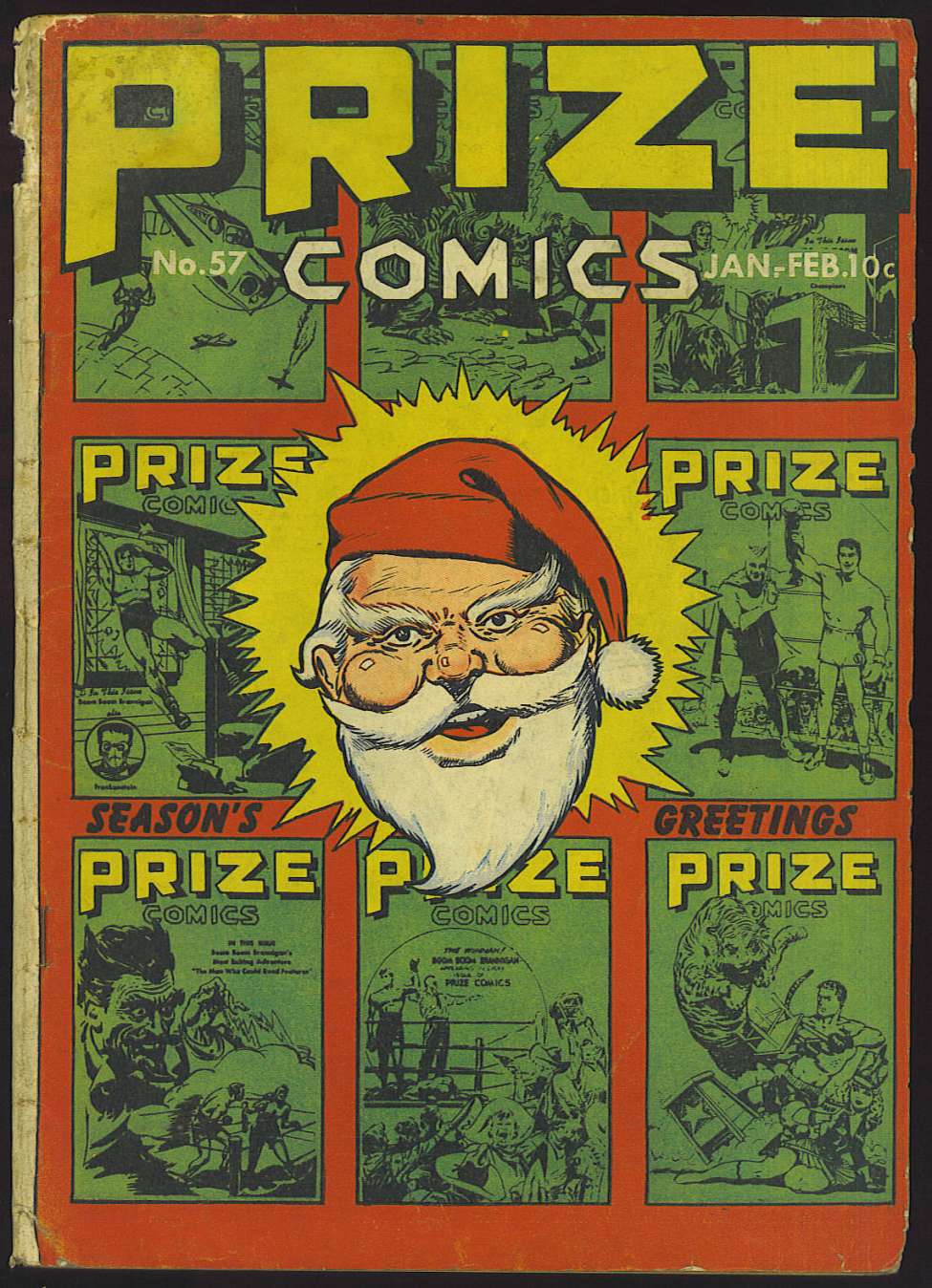 Comic Book Cover For Prize Comics 57 - Version 1