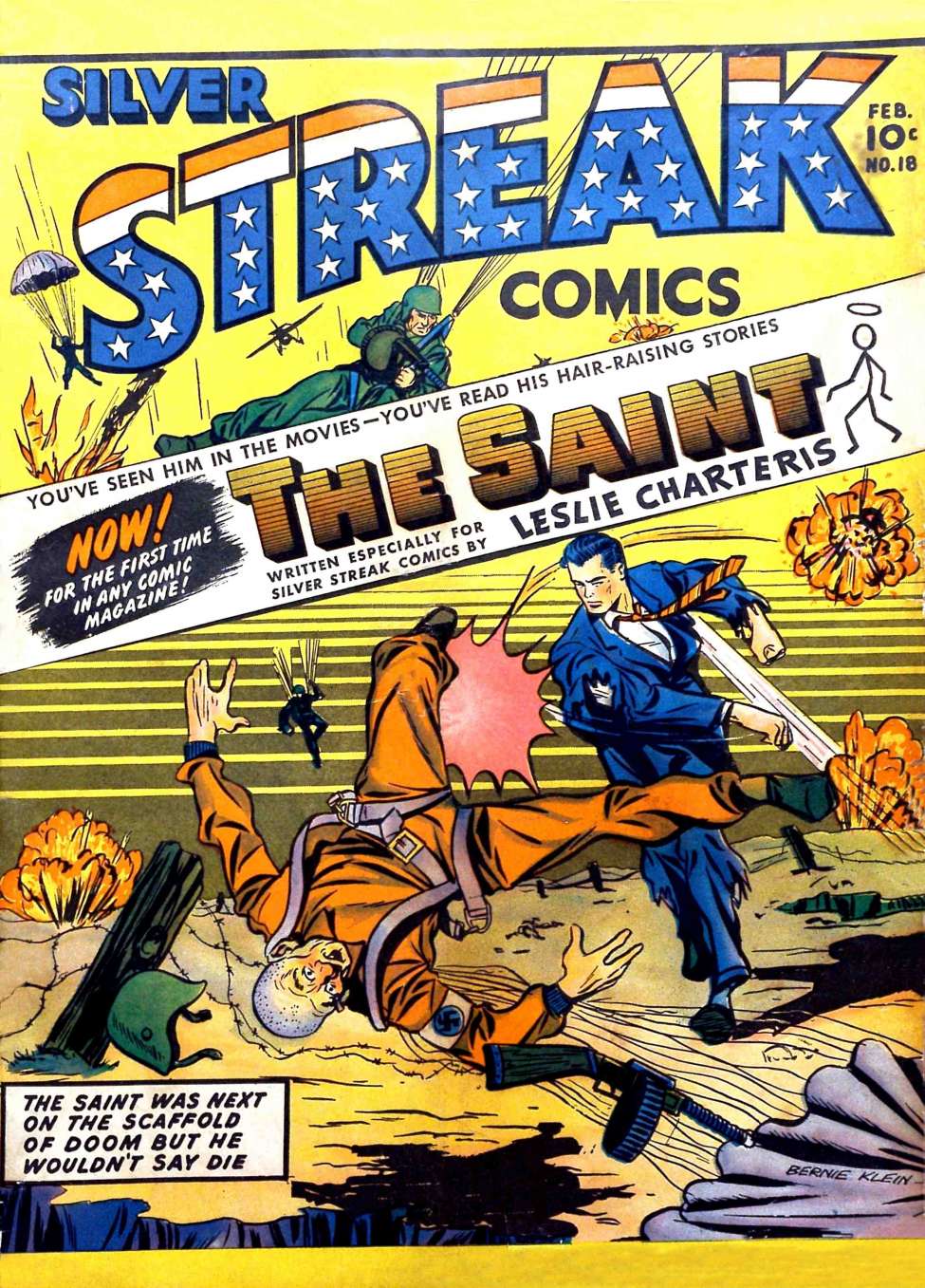 Comic Book Cover For Silver Streak Comics 18