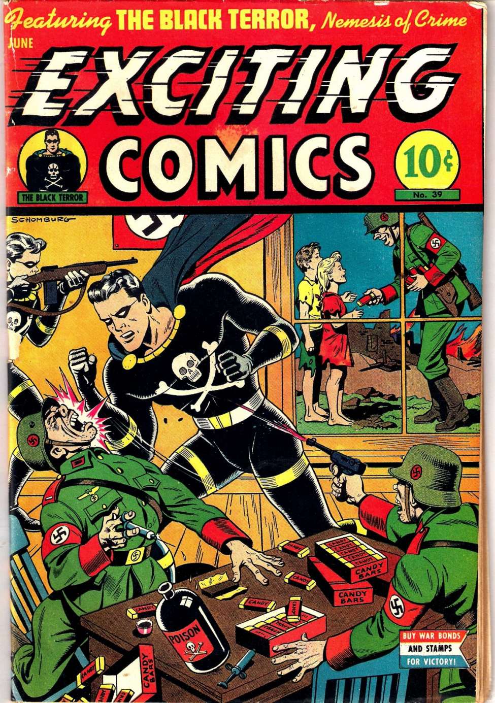Comic Book Cover For Exciting Comics 39