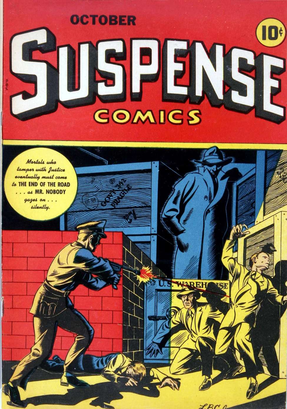 Book Cover For Suspense Comics 6