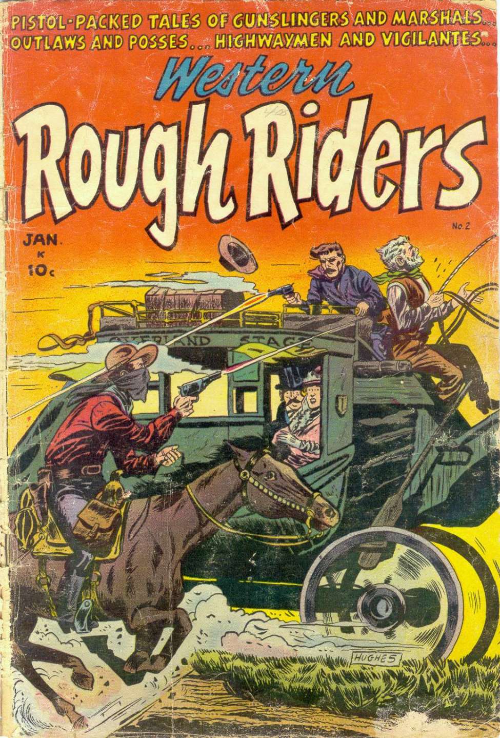 Comic Book Cover For Western Rough Riders 2