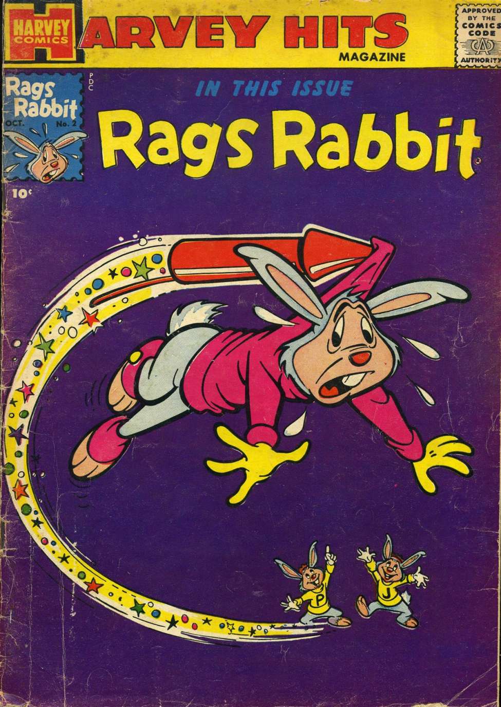 Book Cover For Harvey Hits 2 - Rags Rabbit