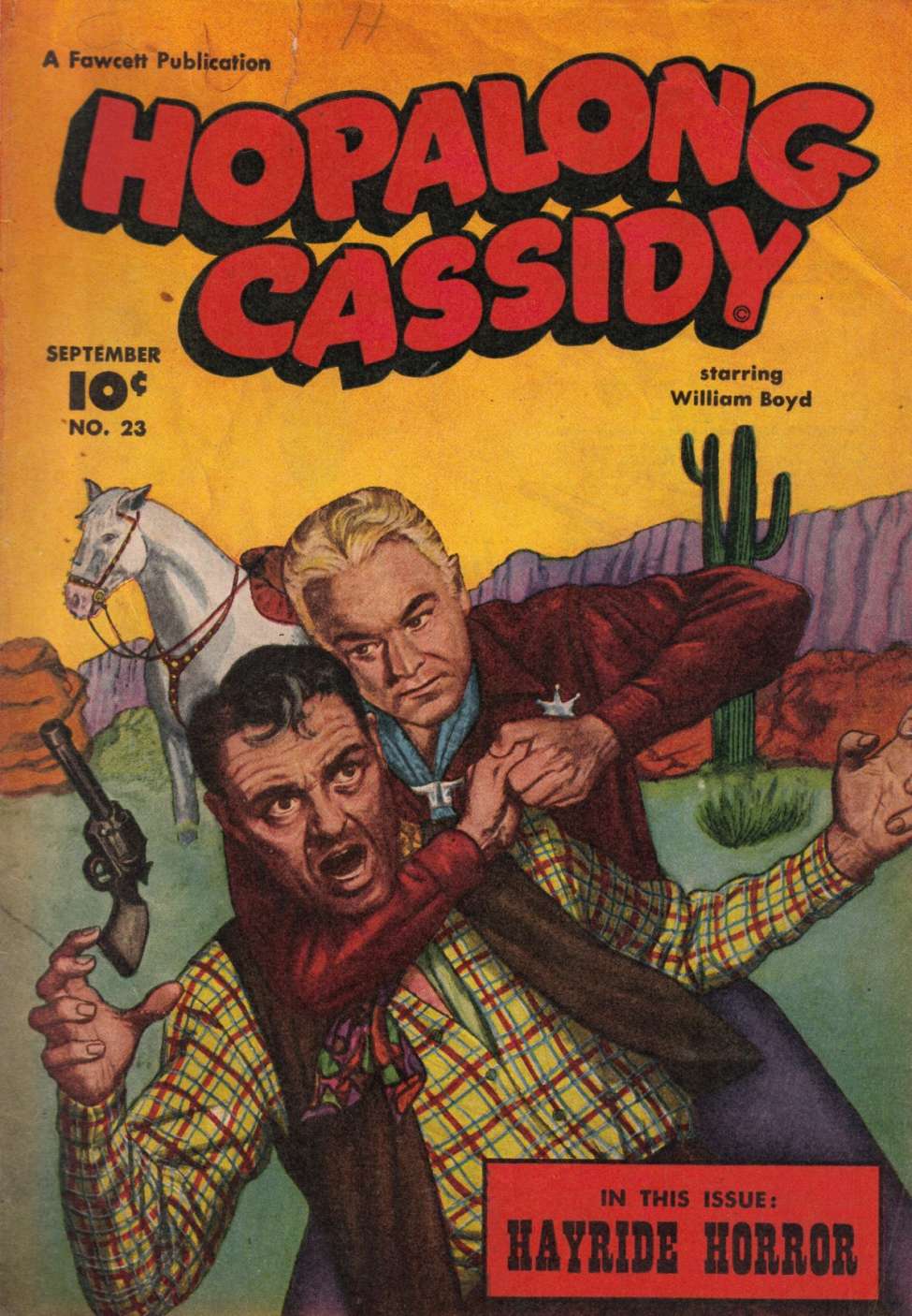 Comic Book Cover For Hopalong Cassidy 23