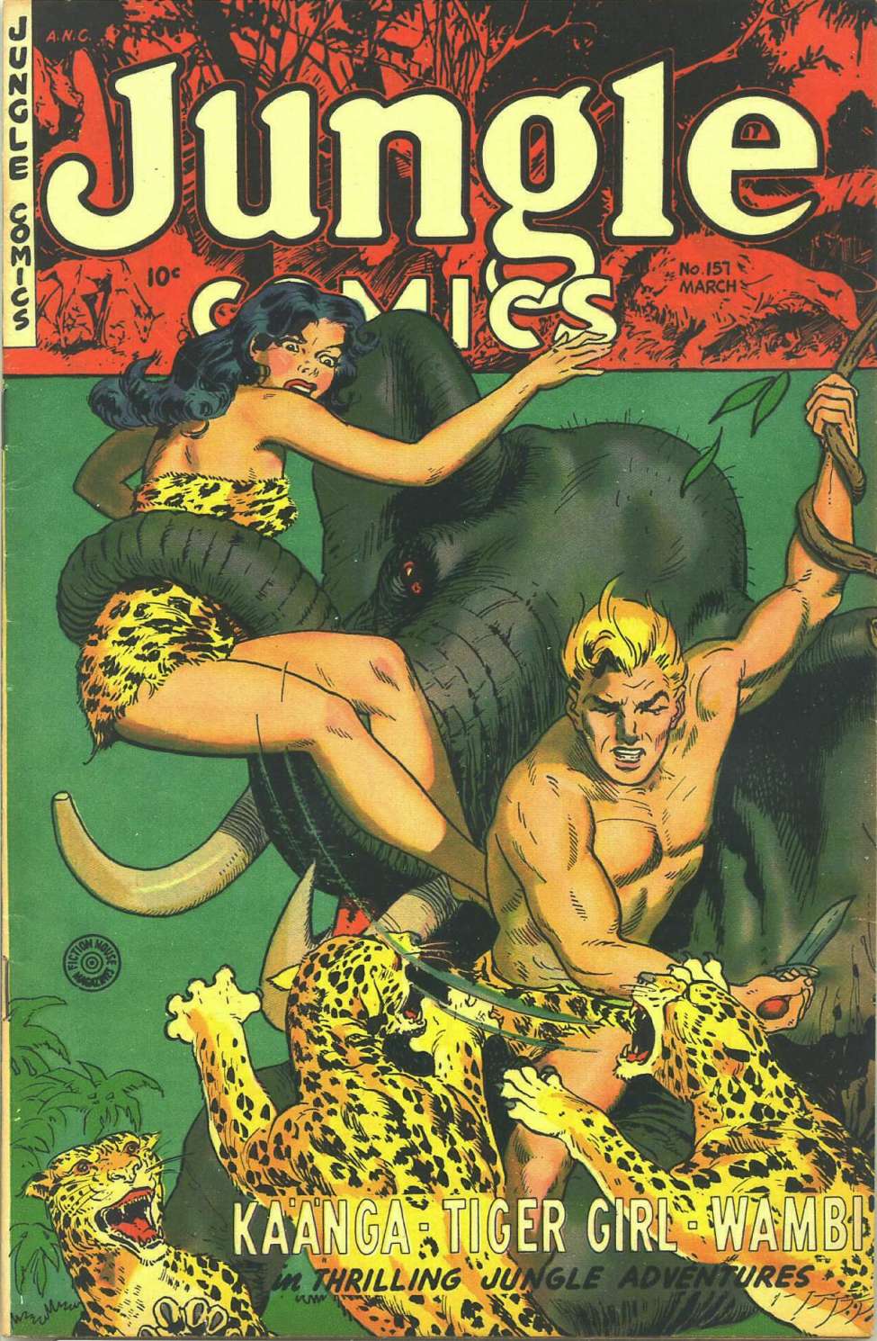 Book Cover For Jungle Comics 157