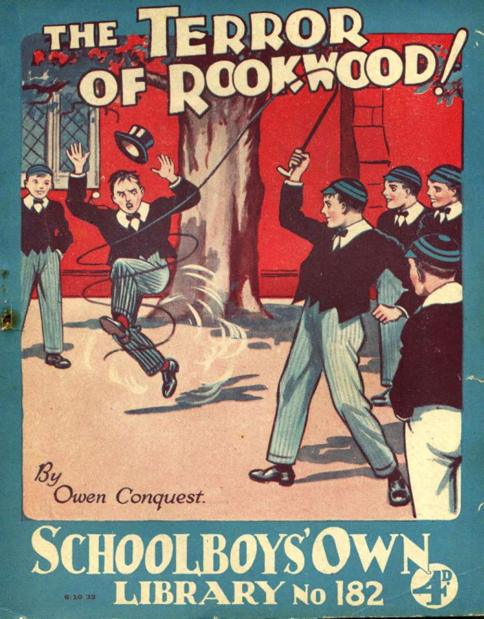 Book Cover For Schoolboys' Own Library 182 - The Terror of Rookwood