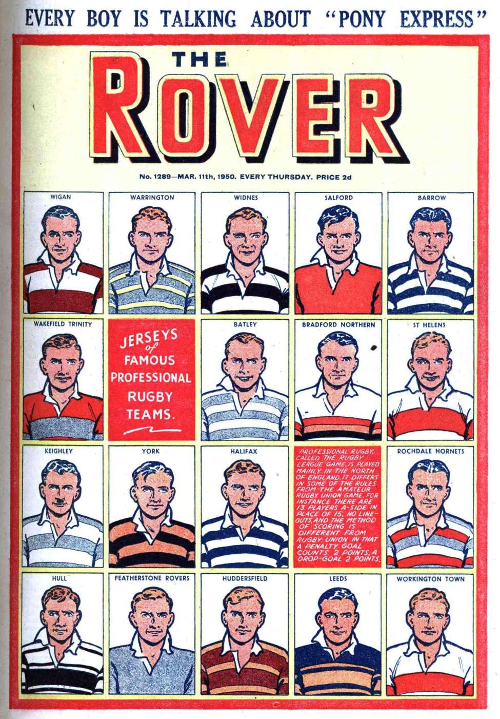 Book Cover For The Rover 1289
