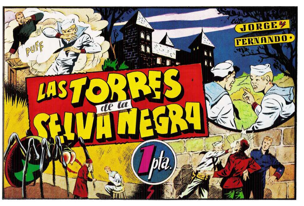 Comic Book Cover For Jorge y Fernando 44 - Las torres de la Selva Negra