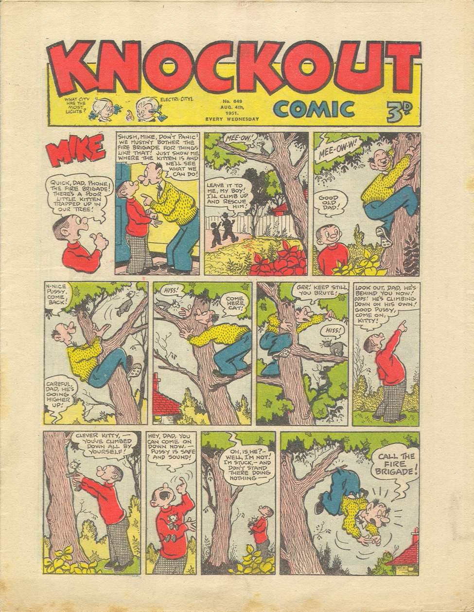 Comic Book Cover For Knockout 649