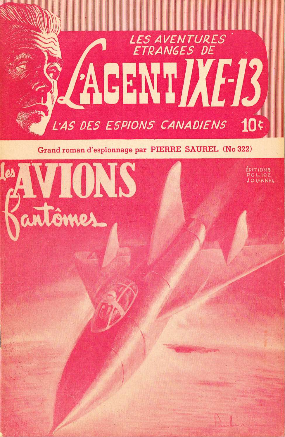 Book Cover For L'Agent IXE-13 v2 322 - Les avions fantômes