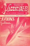 Cover For L'Agent IXE-13 v2 322 - Les avions fantômes