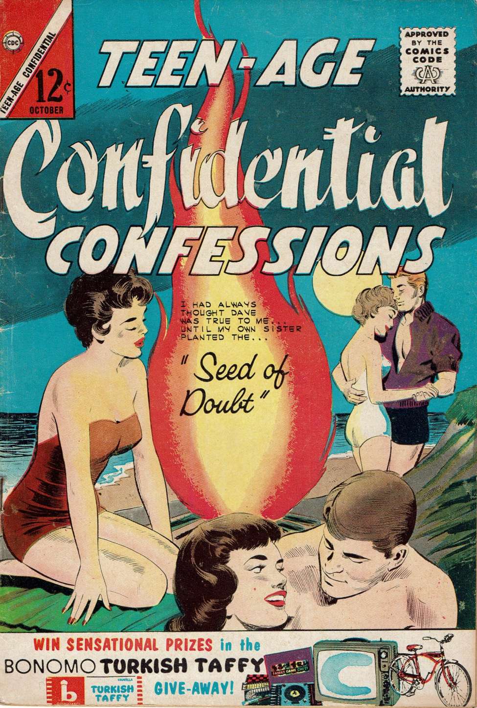 Comic Book Cover For Teen-Age Confidential Confessions 20