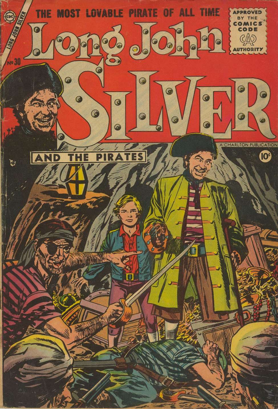 Comic Book Cover For Long John Silver 30