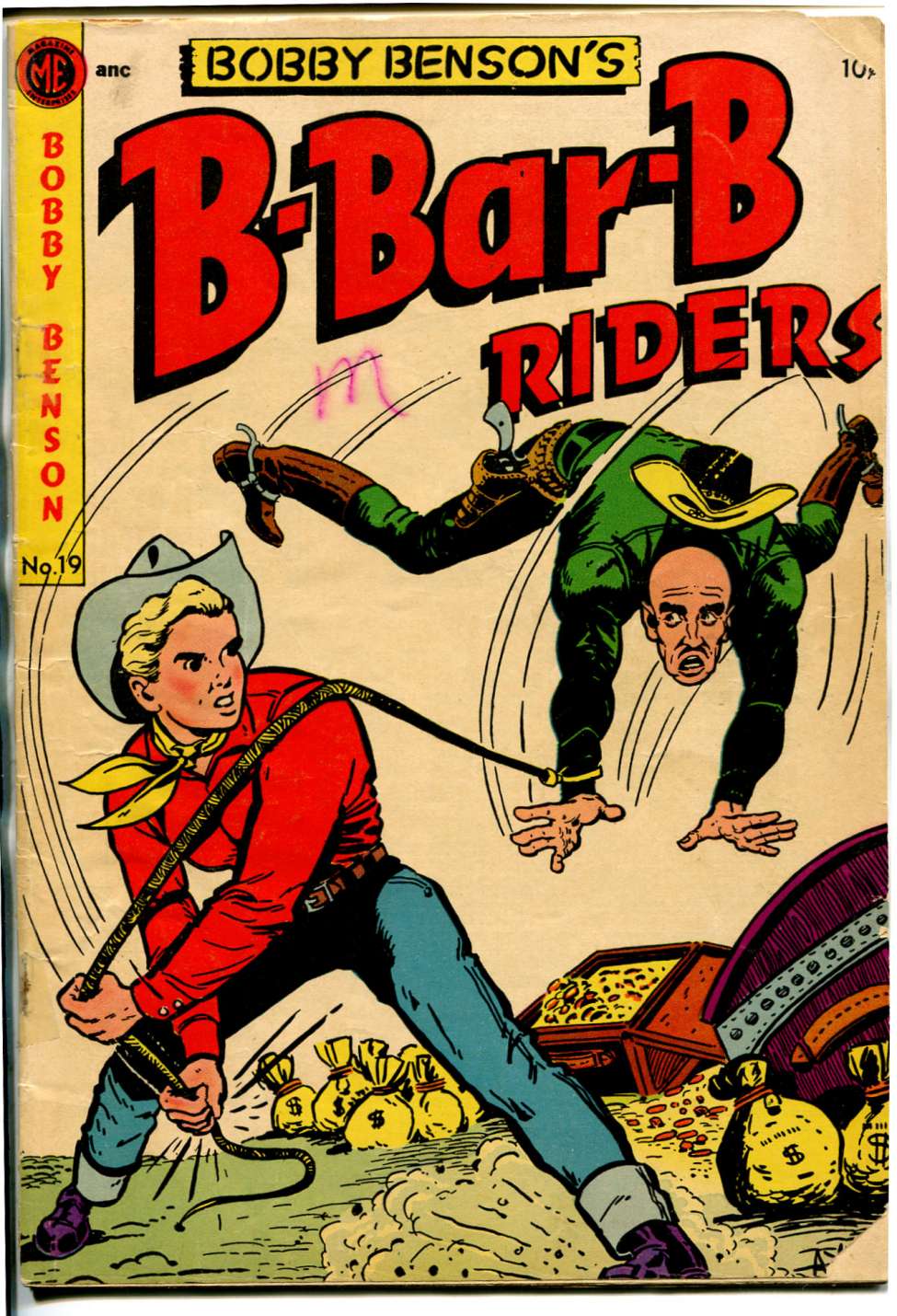 Book Cover For Bobby Benson's B-Bar-B Riders 19 - Version 1