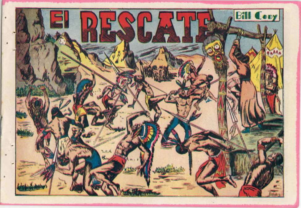 Comic Book Cover For Bill Cody 5 - El rescate