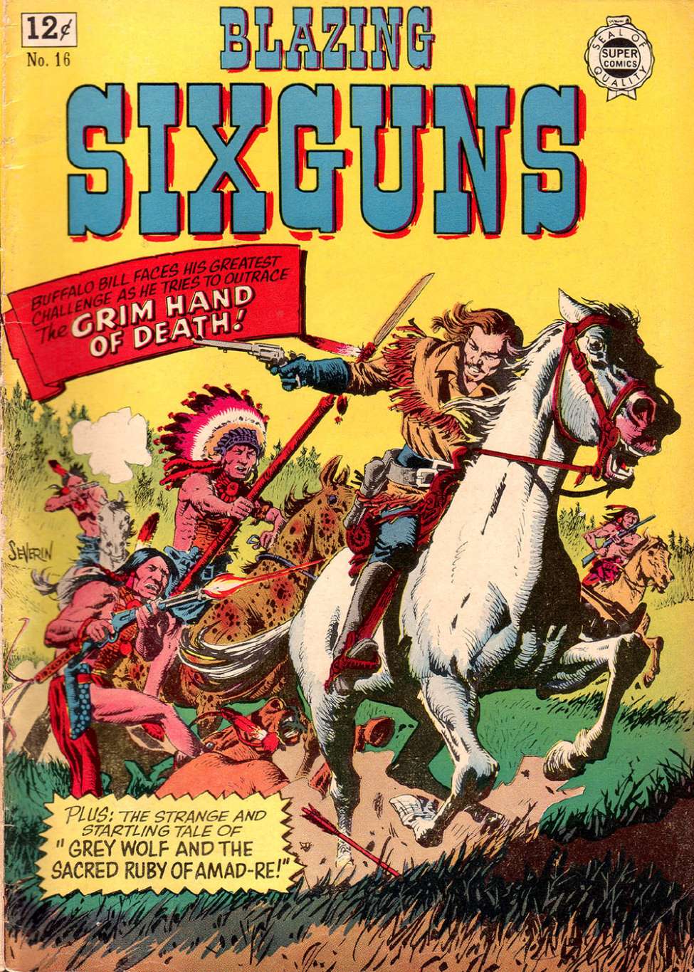 Book Cover For Blazing Sixguns 16