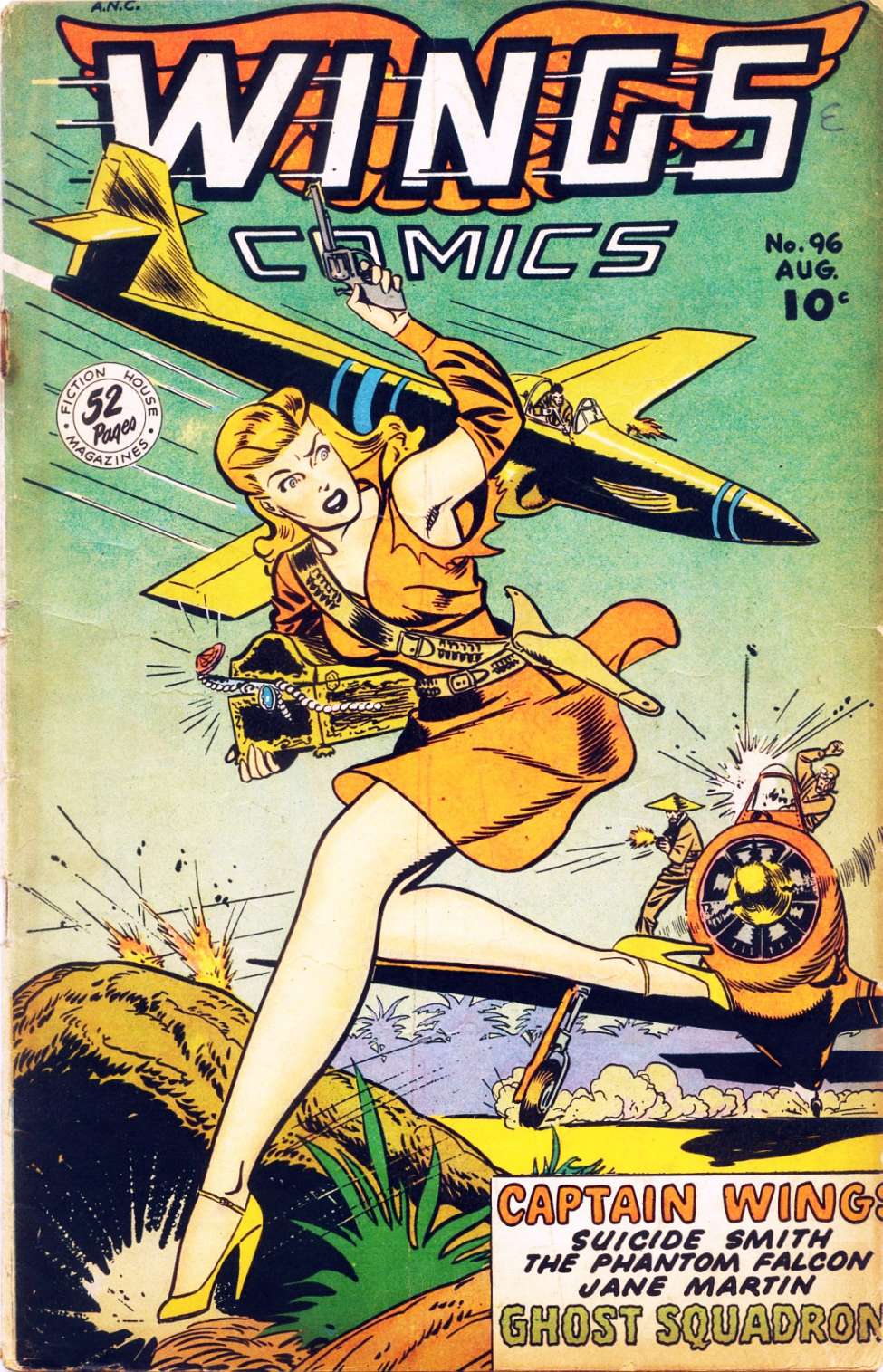 Comic Book Cover For Wings Comics 96
