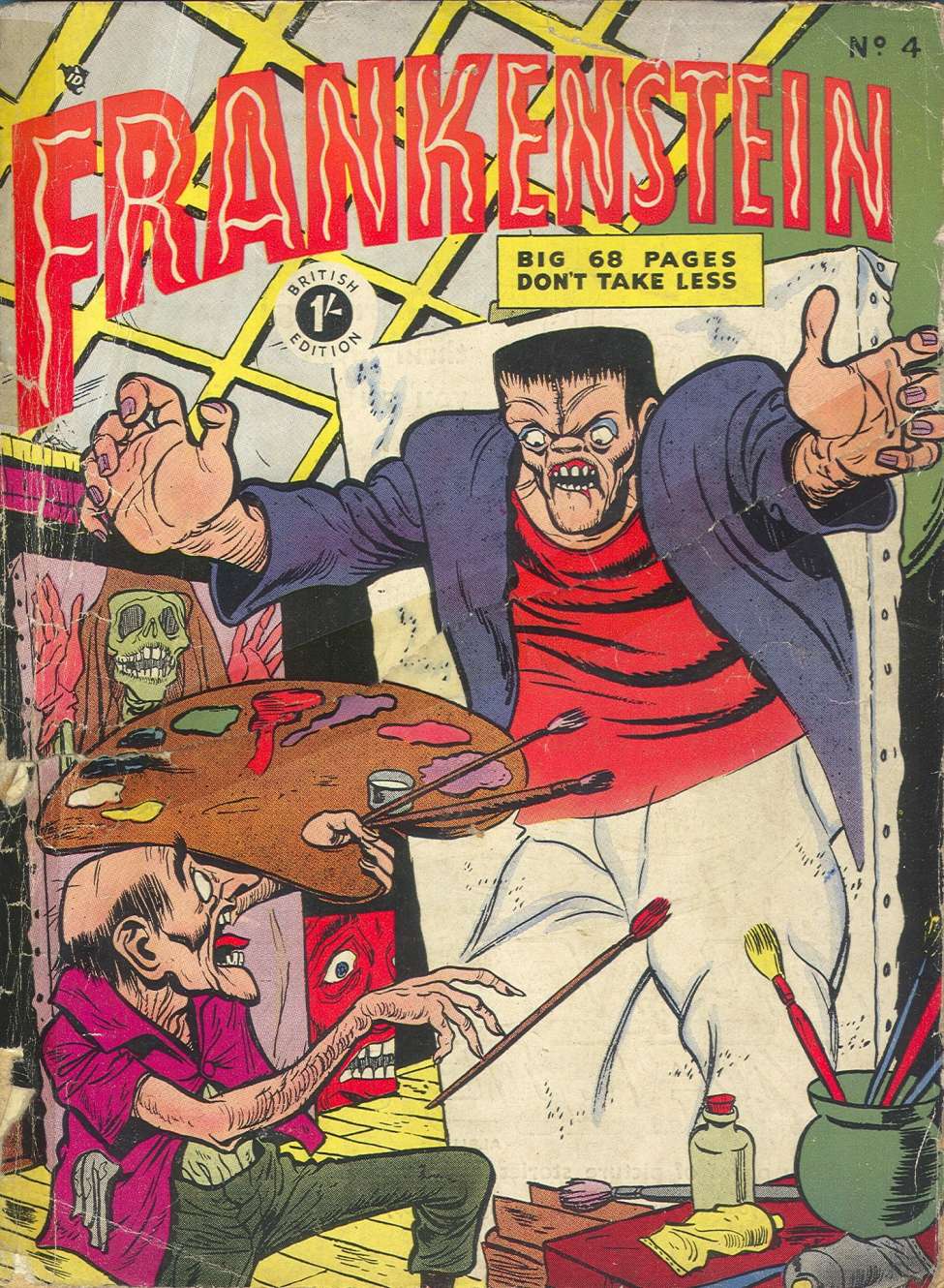Book Cover For Frankenstein 4