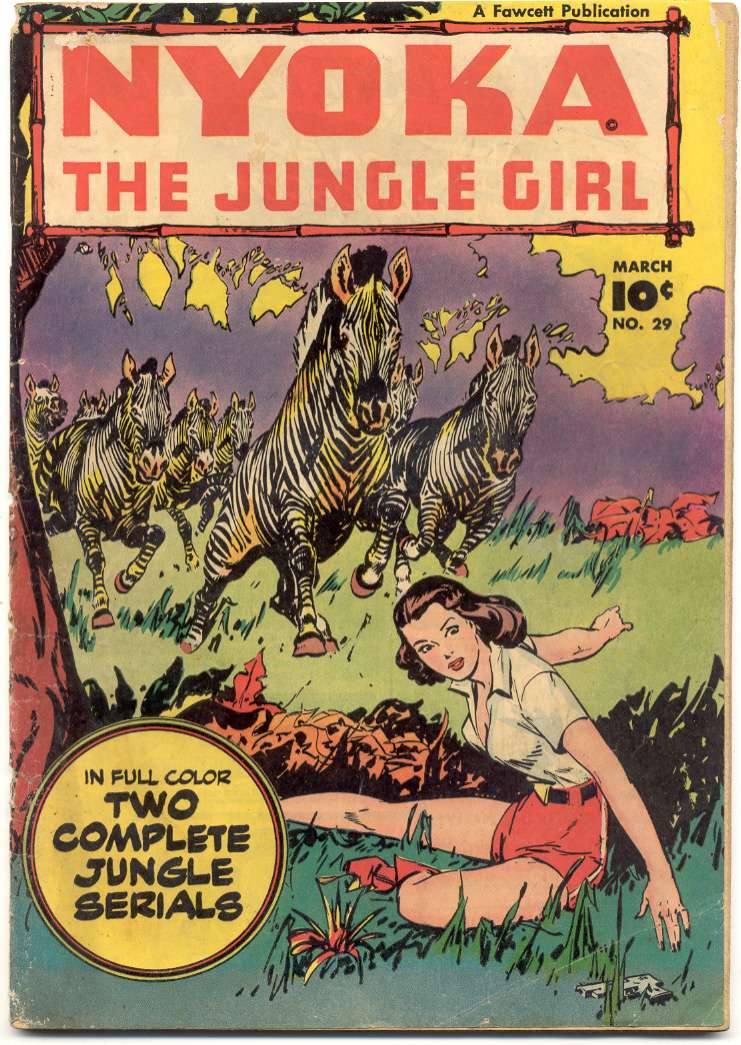 Comic Book Cover For Nyoka the Jungle Girl 29 - Version 1
