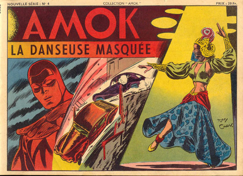 Comic Book Cover For Amok 4 - La Danseuse Masquée