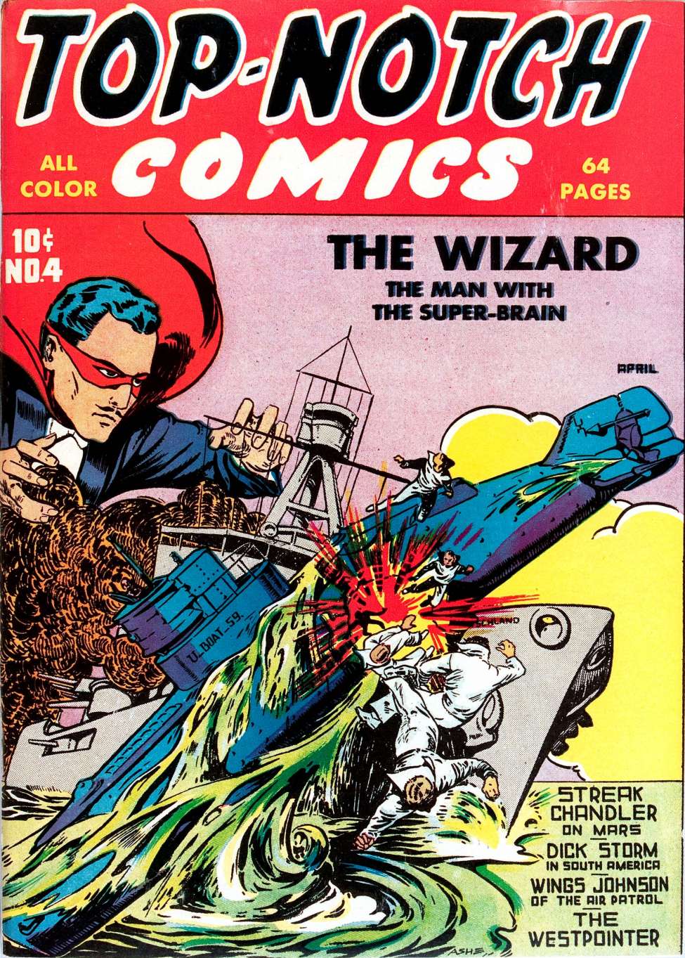 Comic Book Cover For Top Notch Comics 4 - Version 2