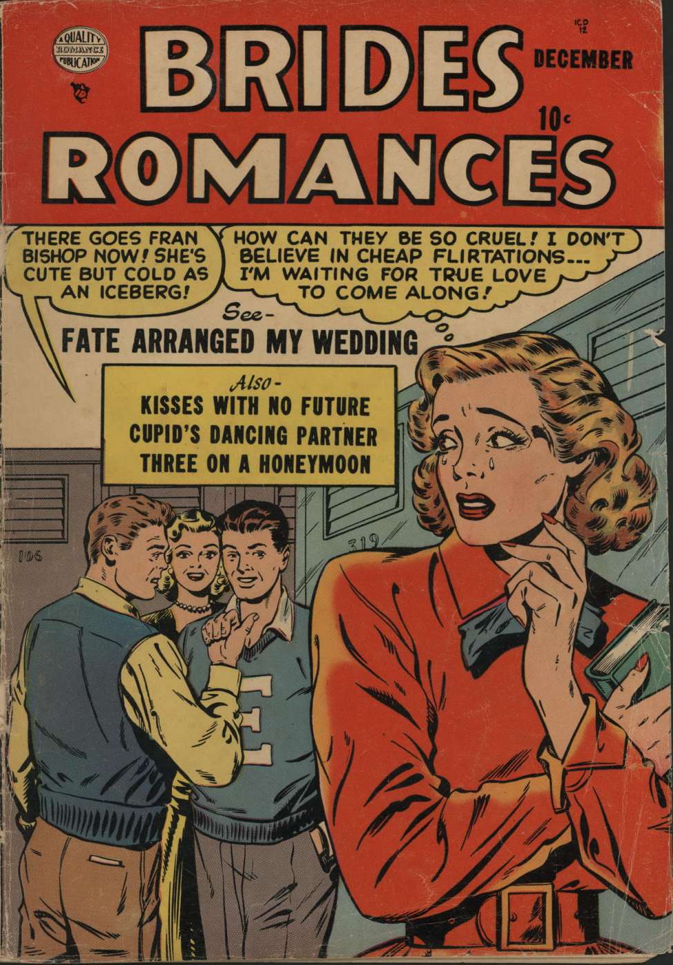 Comic Book Cover For Brides Romances 2