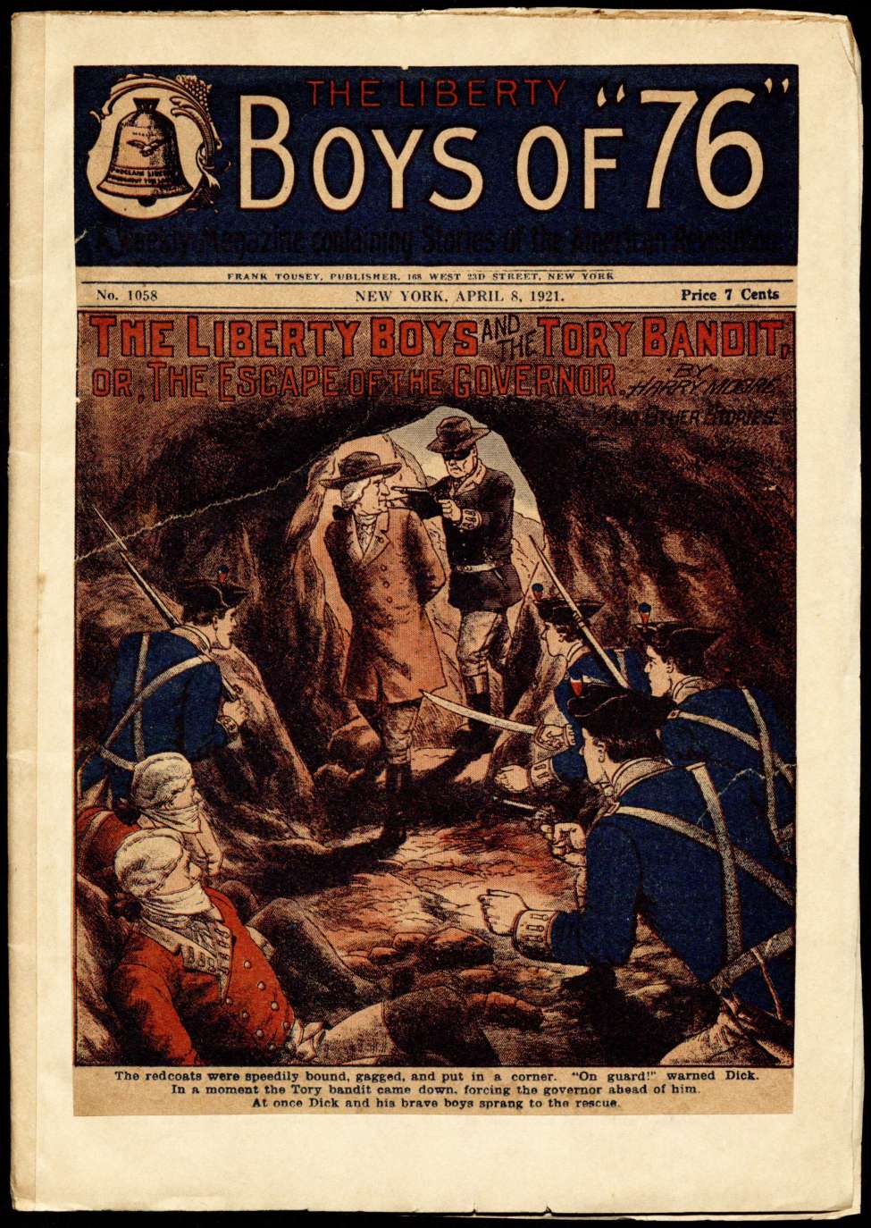 Book Cover For The Liberty Boys of 76 1058 - The Liberty Boys and the Tory bandit