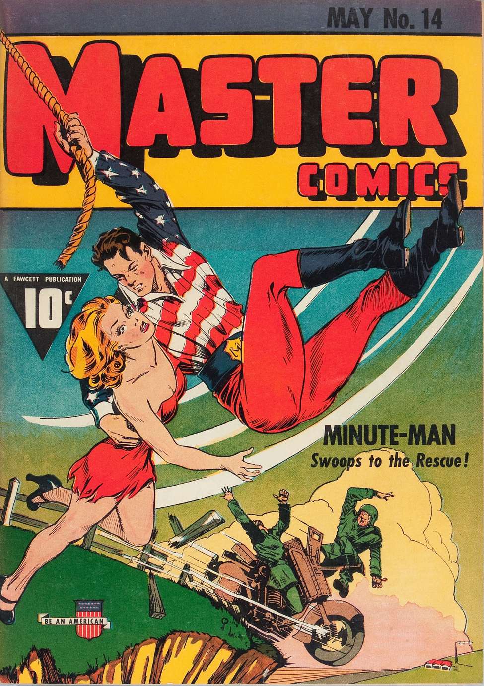 Comic Book Cover For Master Comics 14