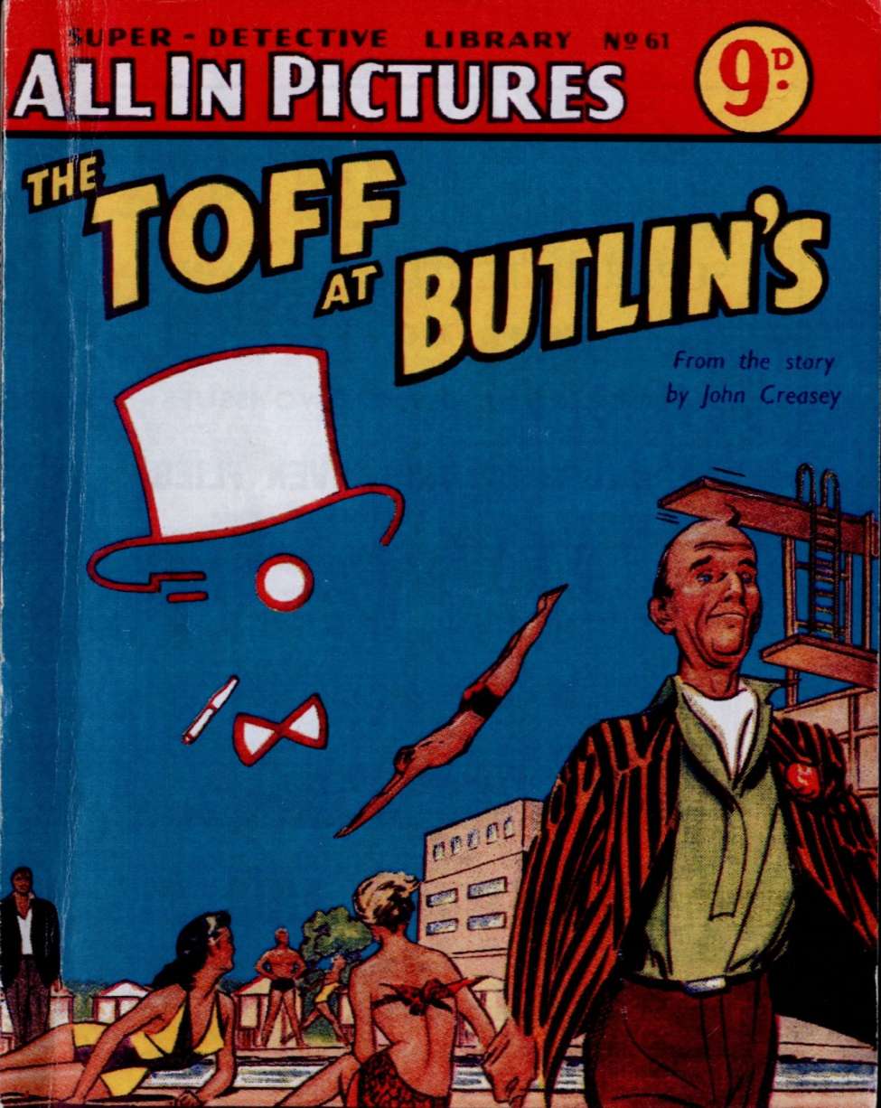 Comic Book Cover For Super Detective Library 61 - The Toff at Butlin's