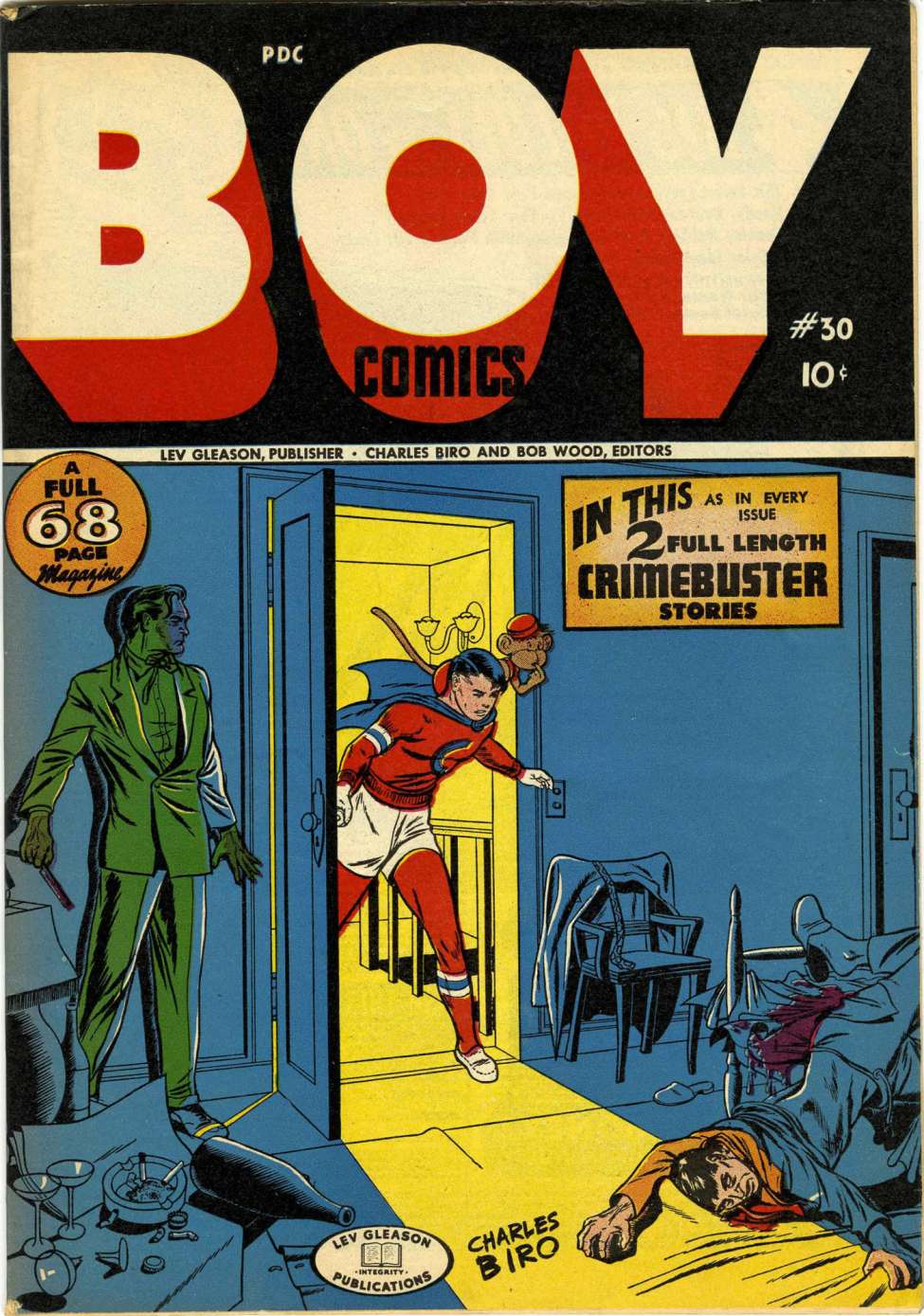 Comic Book Cover For Boy Comics 30 - Version 2
