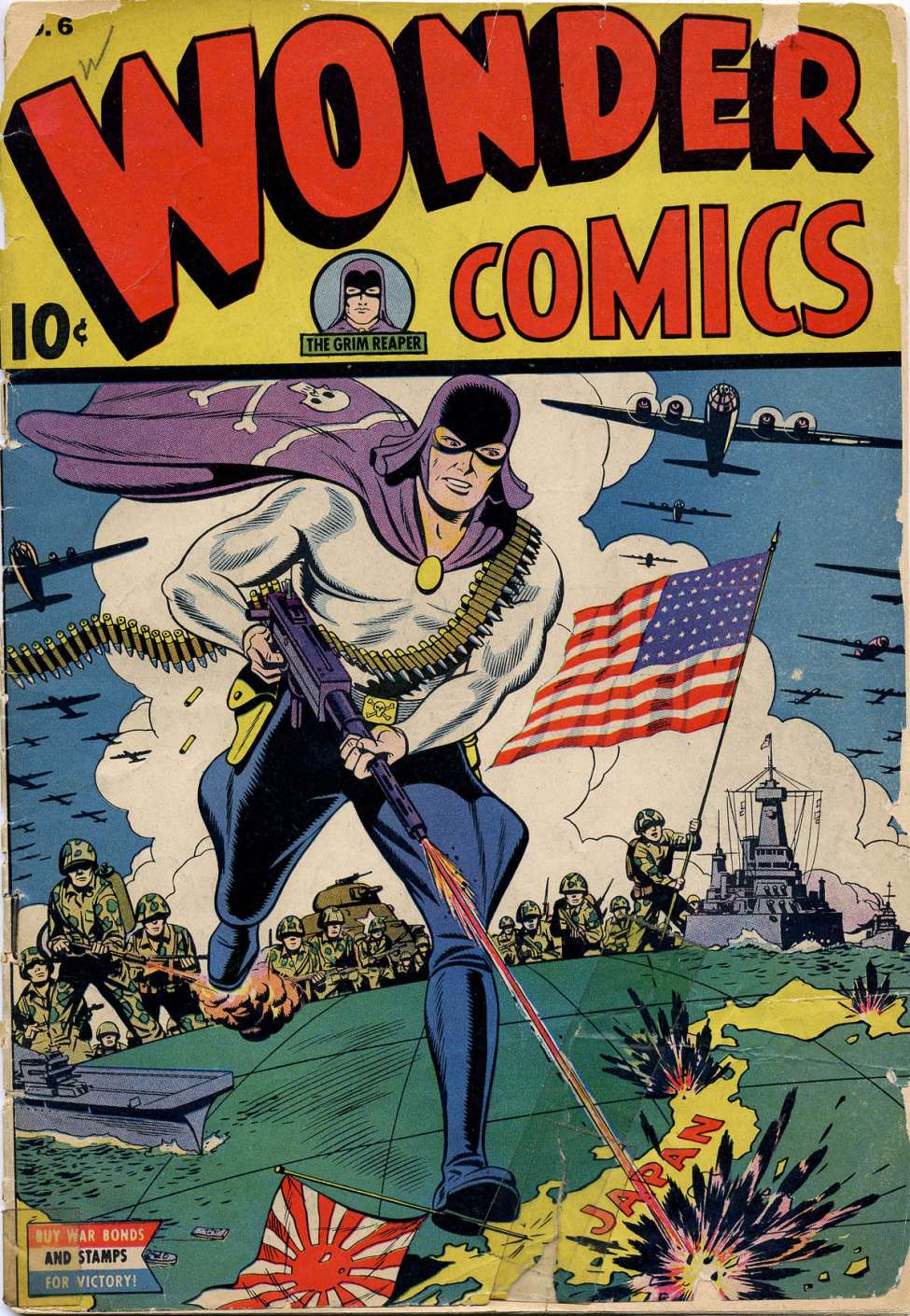 Comic Book Cover For Wonder Comics 6