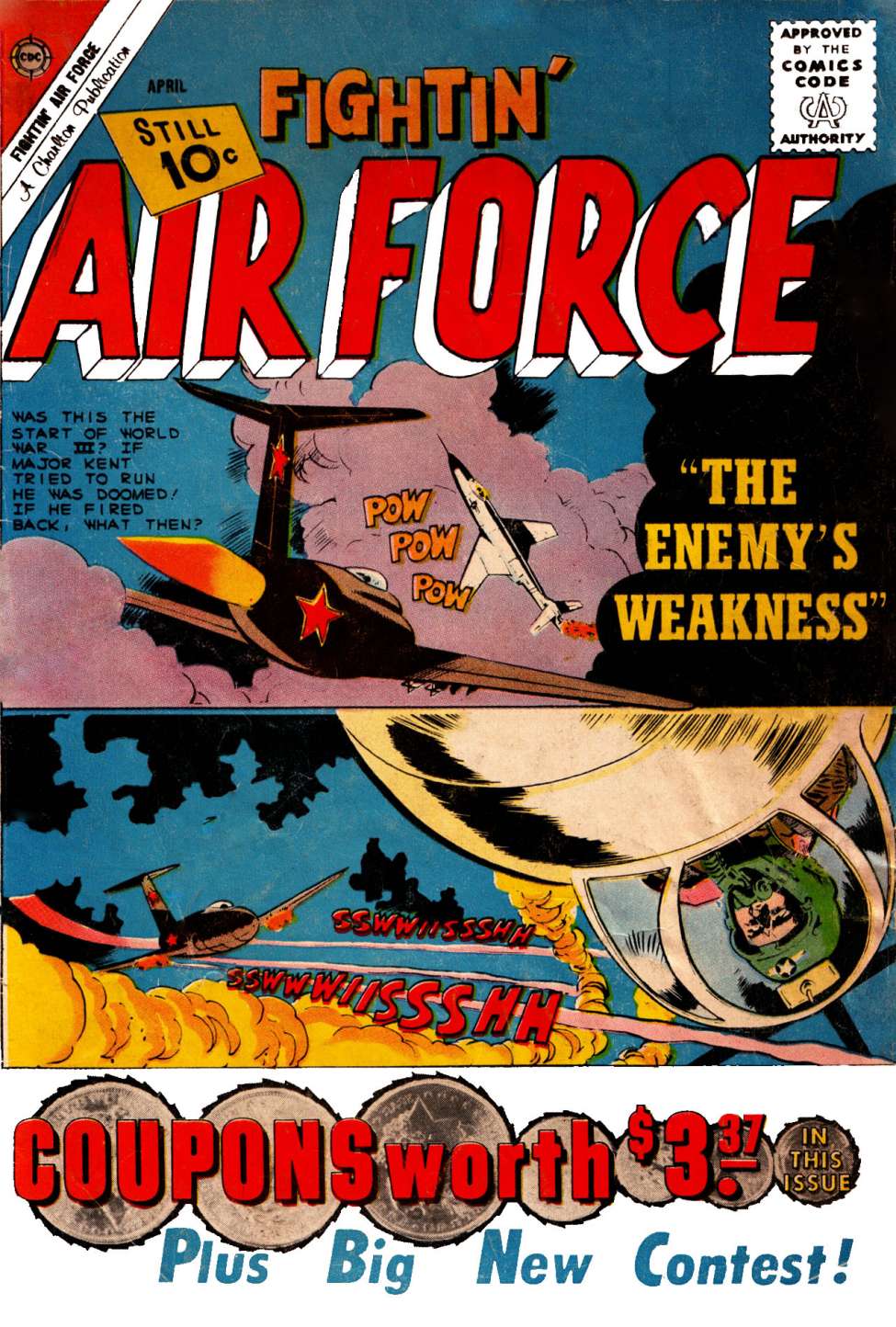 Comic Book Cover For Fightin' Air Force 26