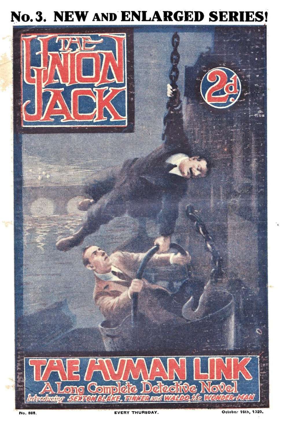 Comic Book Cover For Union Jack 888 - The Man in the Smoked Glasses