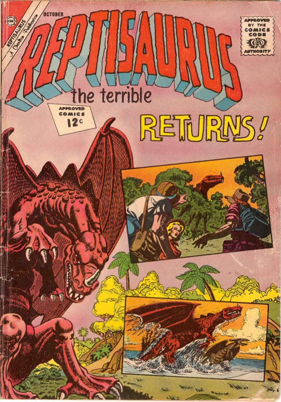 Comic Book Cover For Reptisaurus 7