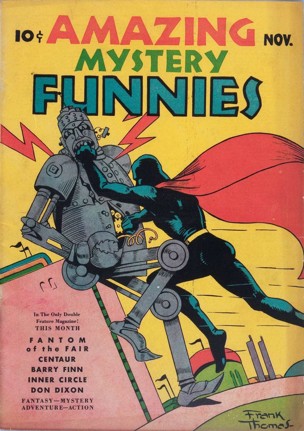 Comic Book Cover For Amazing Mystery Funnies 15 (v2 11)