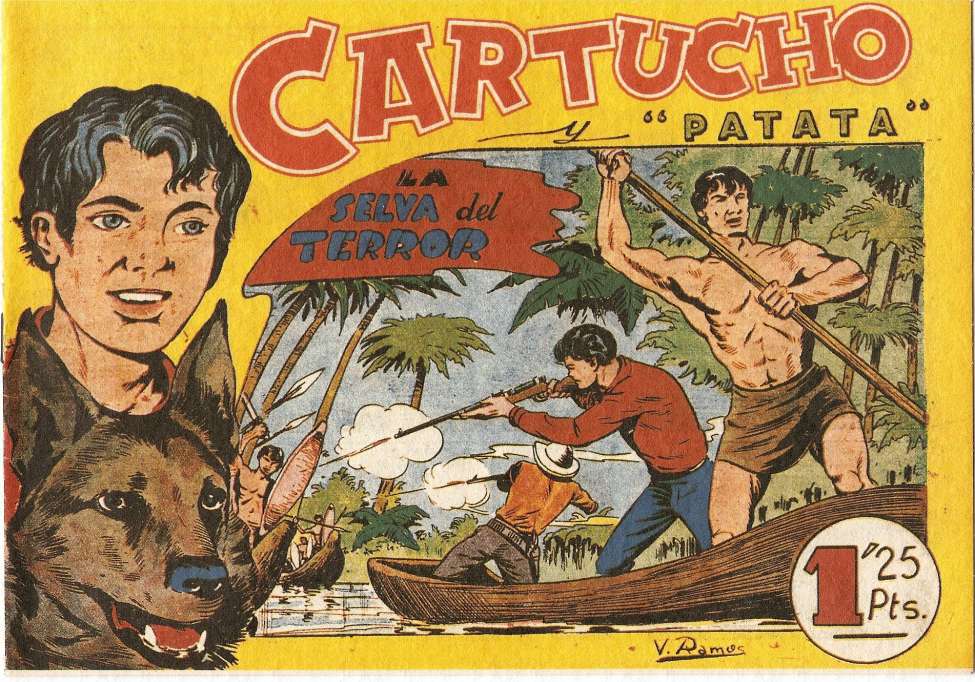 Comic Book Cover For Cartucho y Patata 5 - La Selva Del Terror