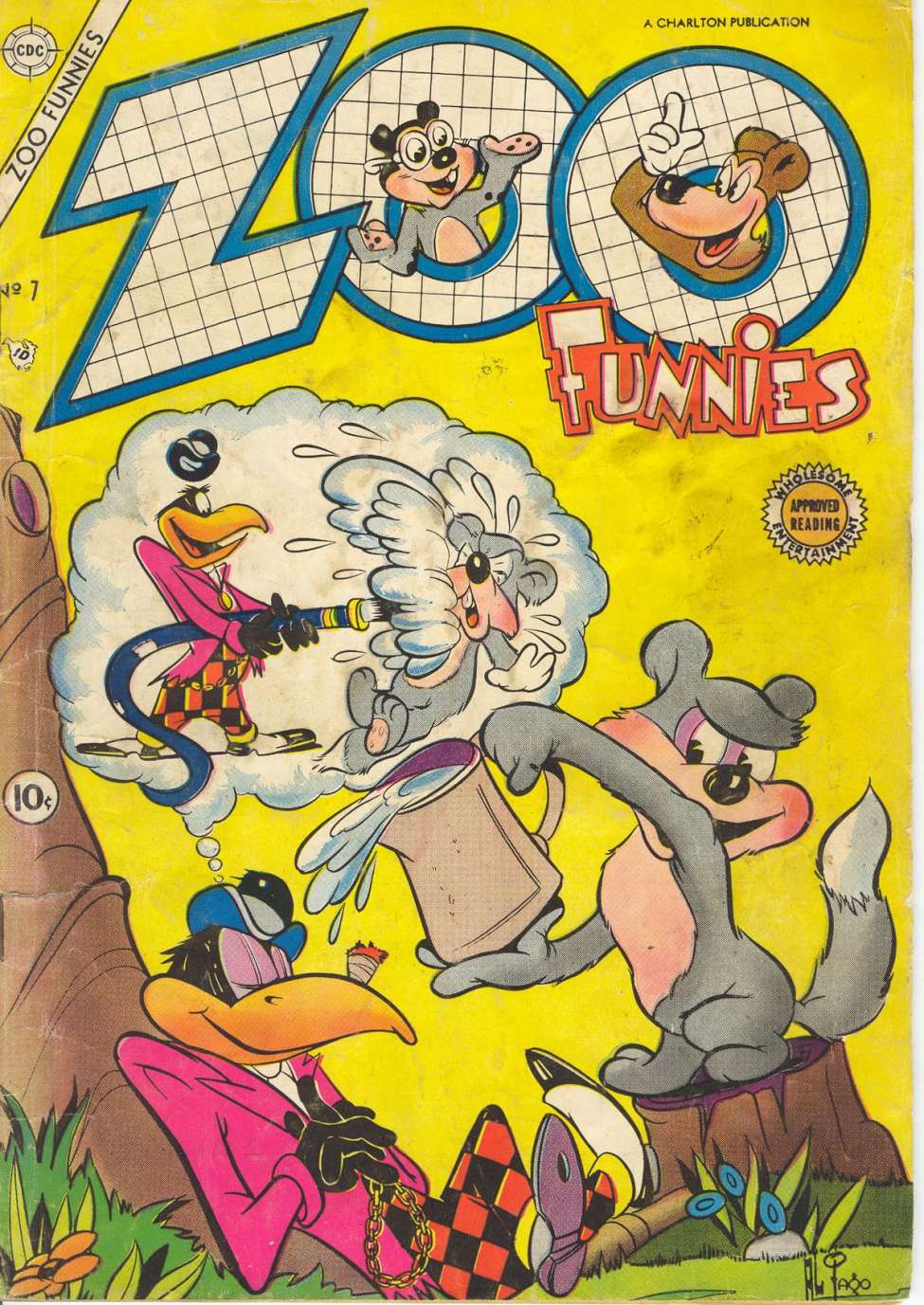 Comic Book Cover For Zoo Funnies v2 7