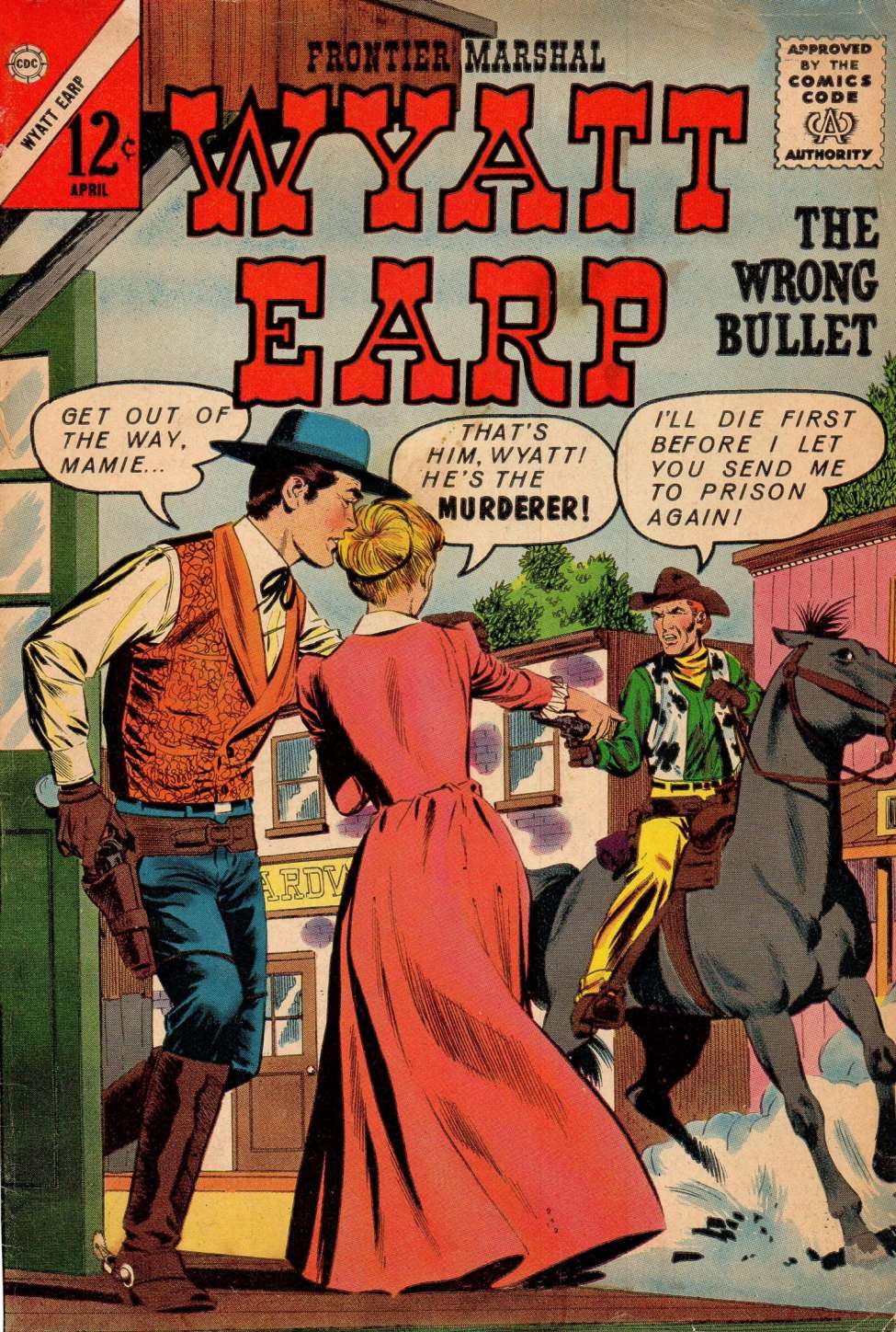 Comic Book Cover For Wyatt Earp Frontier Marshal 47 - Version 2