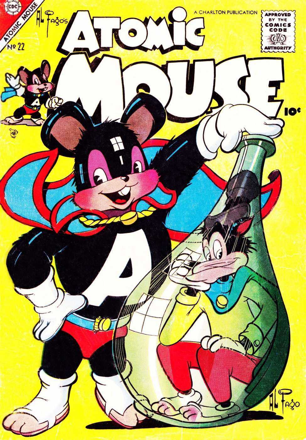 Comic Book Cover For Atomic Mouse 22