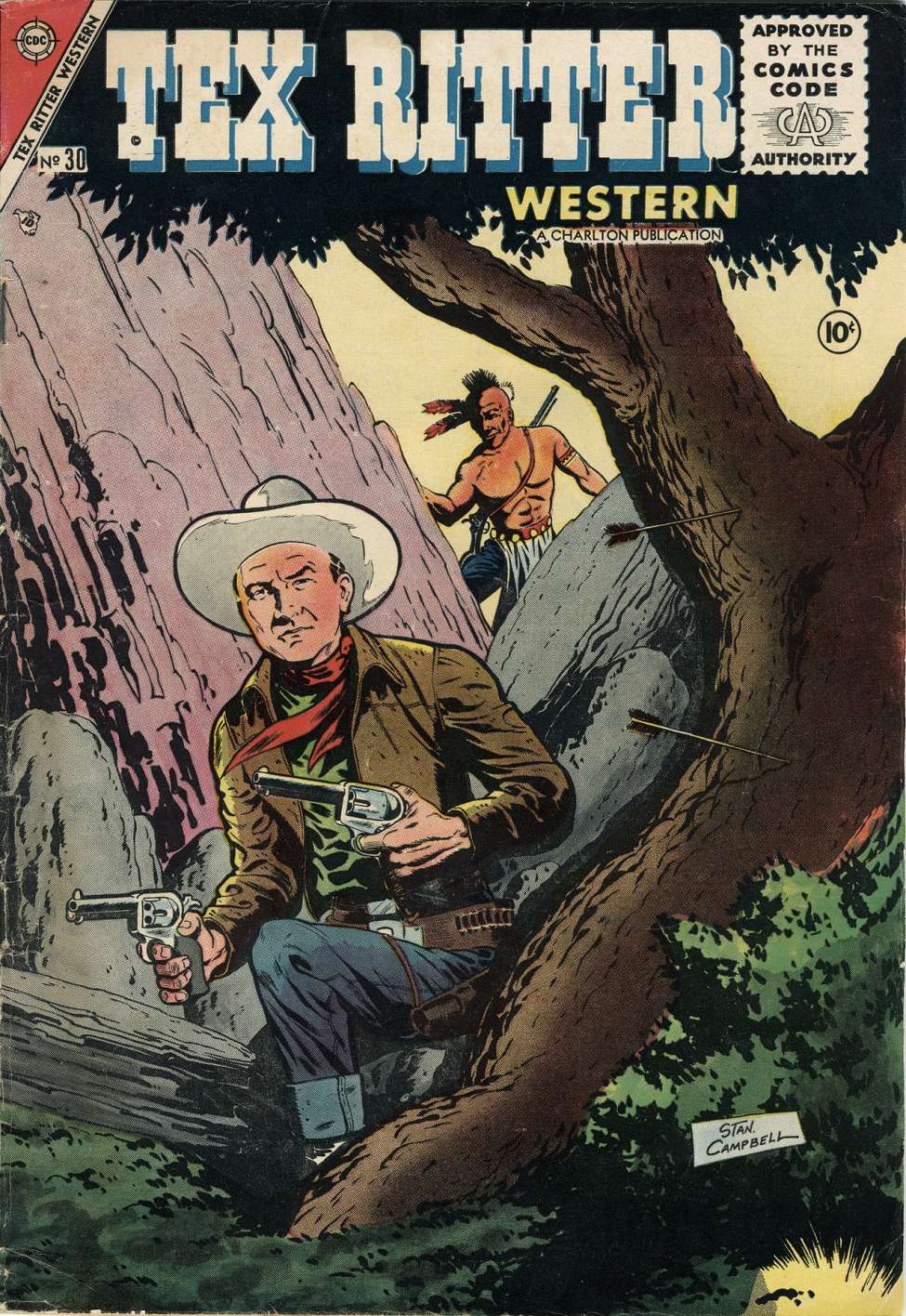 Comic Book Cover For Tex Ritter Western 30