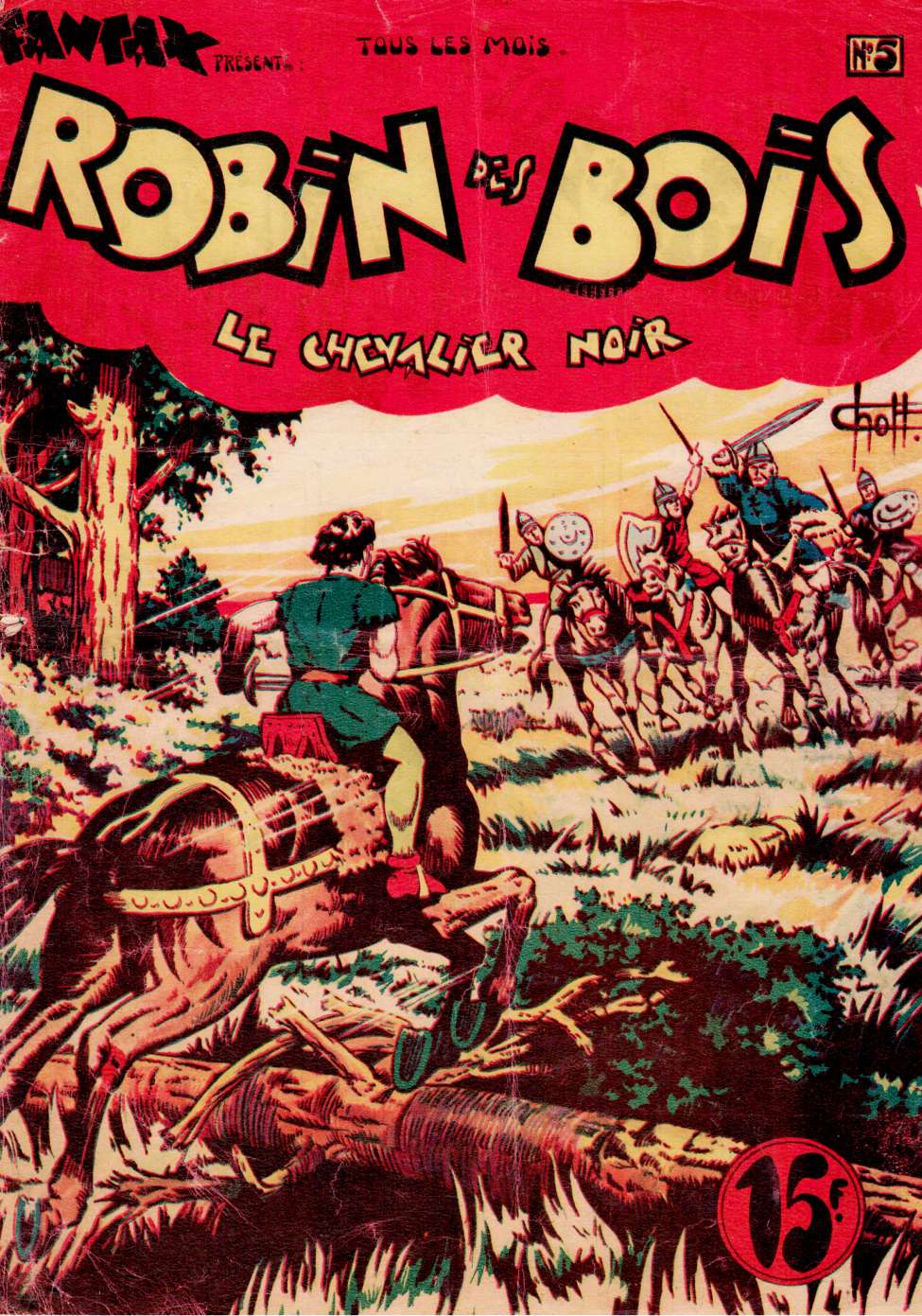 Comic Book Cover For Robin des Bois 5 - Le chevalier noir