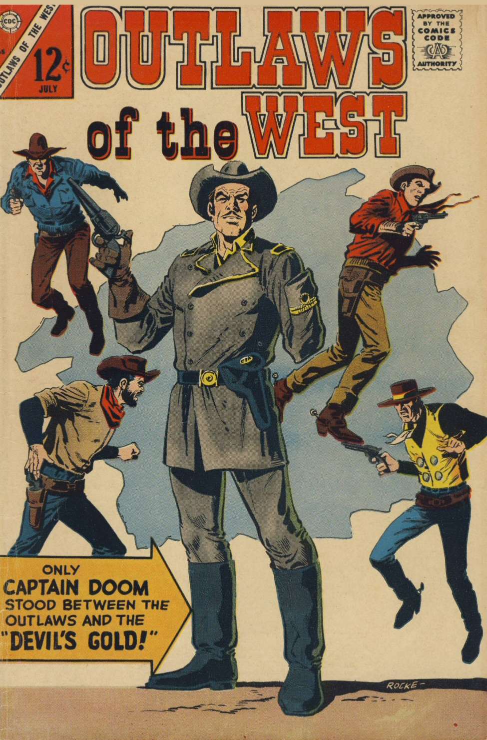 Comic Book Cover For Outlaws of the West 65