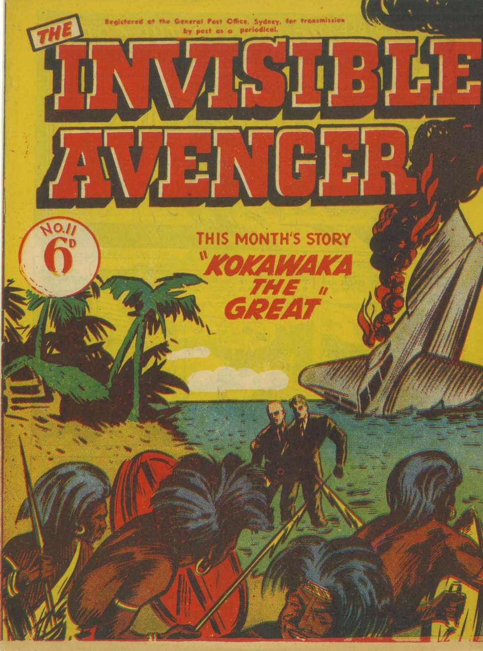 Book Cover For Invisible Avenger 11