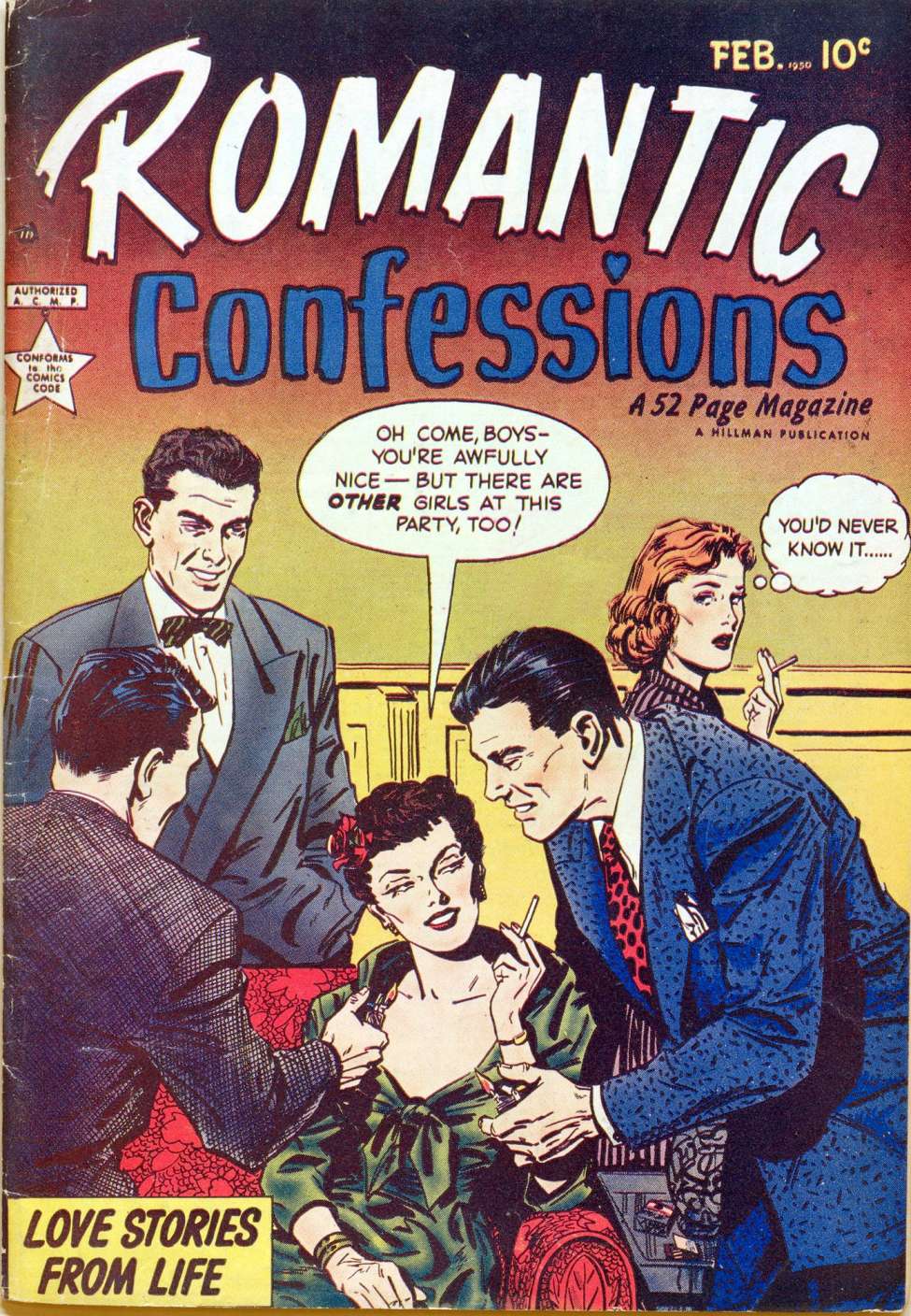 Comic Book Cover For Romantic Confessions v1 5