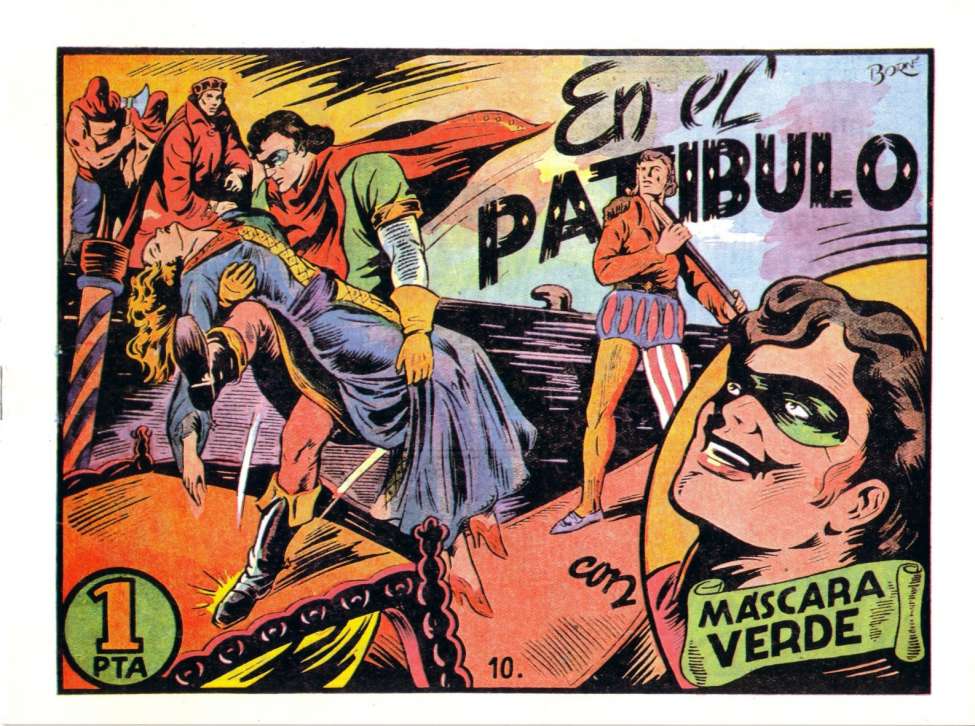 Comic Book Cover For Mascara Verde 10 - En el Patíbulo