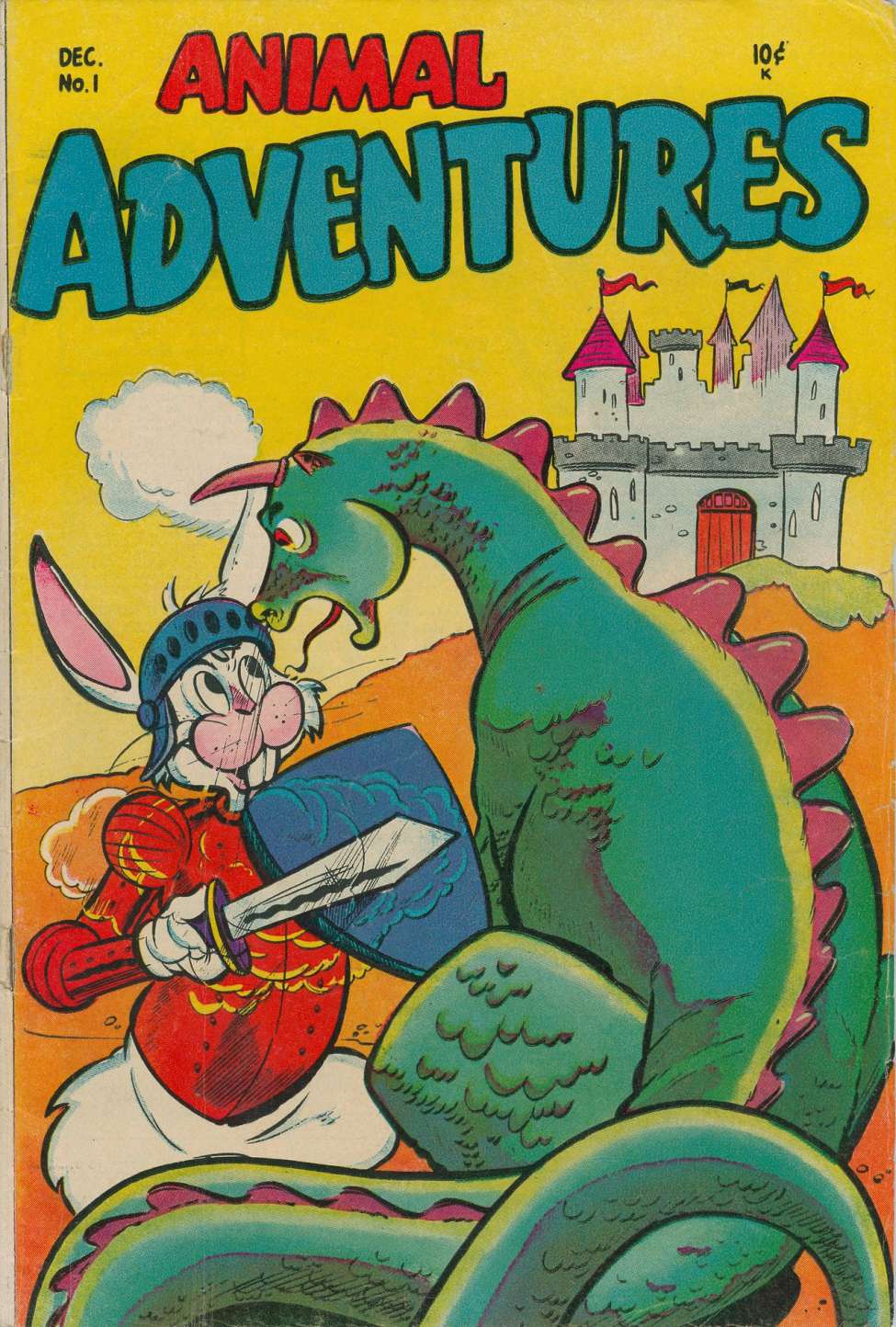 Comic Book Cover For Animal Adventures 1